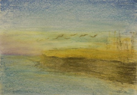 Técnica: Pasteles a la tiza. 2014